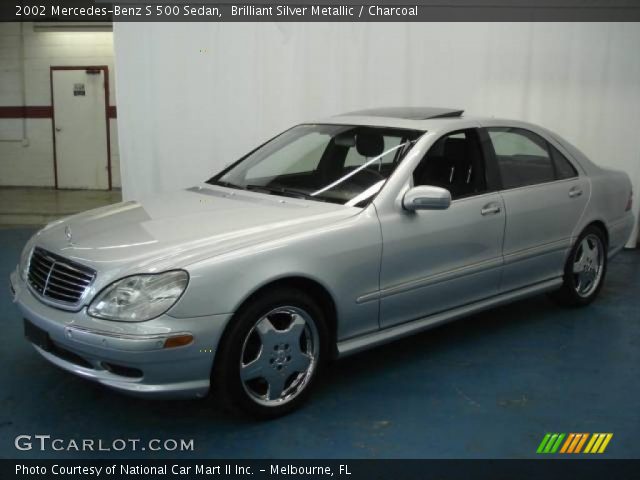 2002 Mercedes-Benz S 500 Sedan in Brilliant Silver Metallic