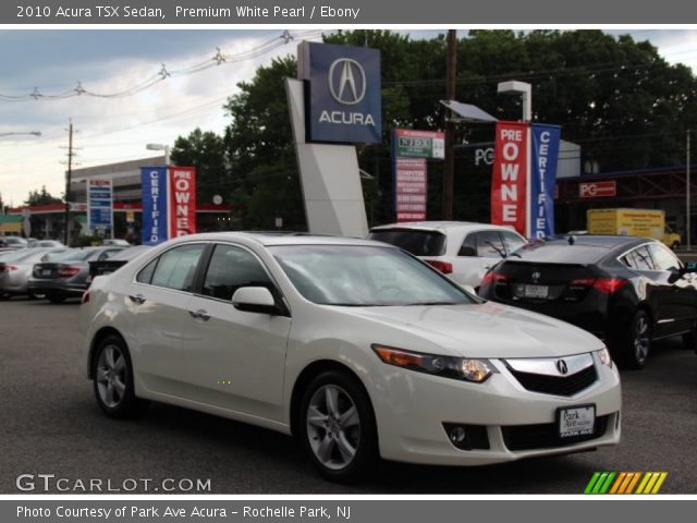 2010 Acura TSX Sedan in Premium White Pearl