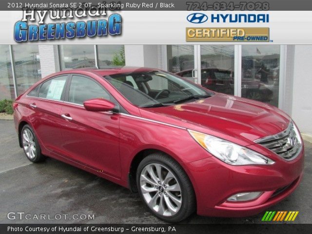 2012 Hyundai Sonata SE 2.0T in Sparkling Ruby Red