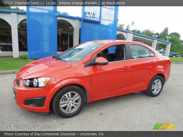 2012 Chevrolet Sonic LT Sedan in Inferno Orange Metallic