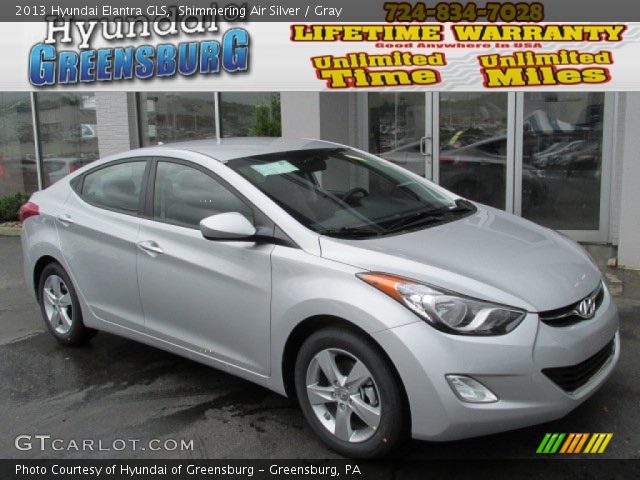 2013 Hyundai Elantra GLS in Shimmering Air Silver