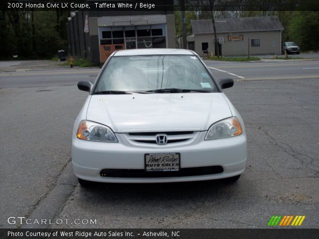 2002 Honda Civic LX Coupe in Taffeta White