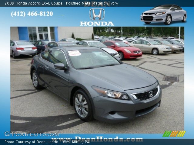 2009 Honda Accord EX-L Coupe in Polished Metal Metallic