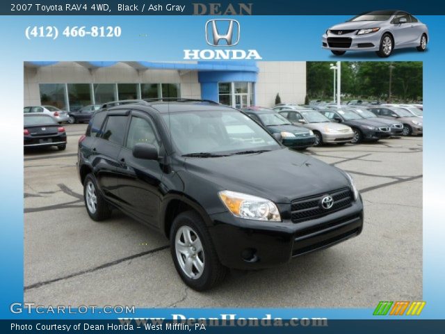 2007 Toyota RAV4 4WD in Black