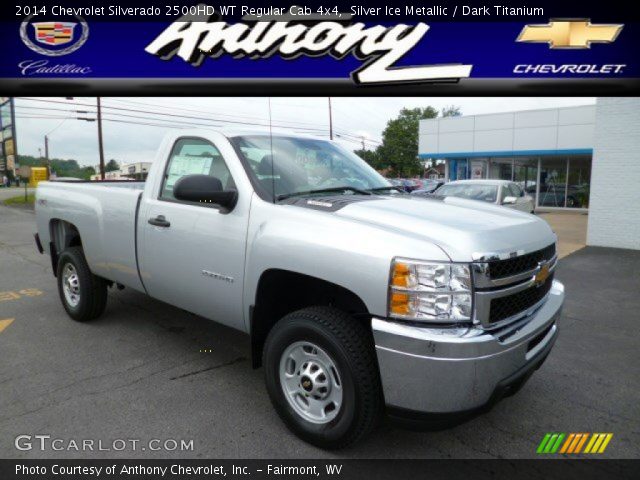 2014 Chevrolet Silverado 2500HD WT Regular Cab 4x4 in Silver Ice Metallic