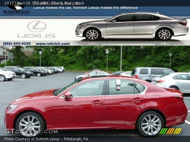 2013 Lexus GS 350 AWD in Riviera Red