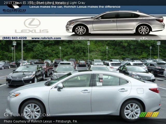 2013 Lexus ES 350 in Silver Lining Metallic