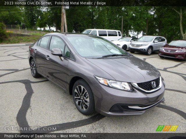 2013 Honda Civic EX Sedan in Polished Metal Metallic
