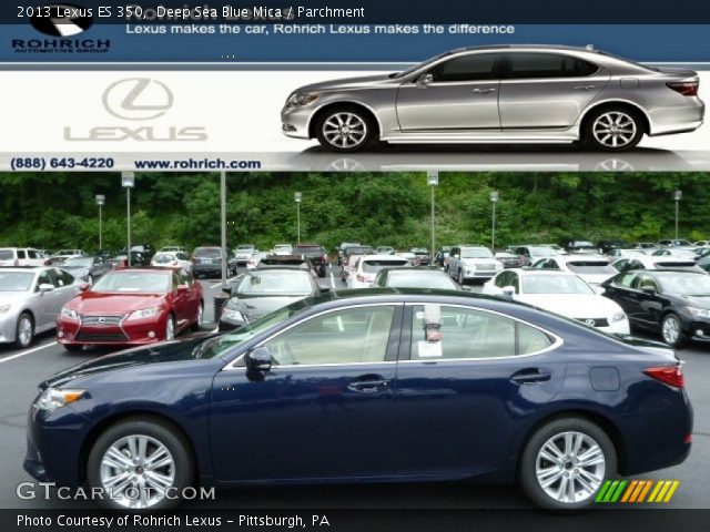 2013 Lexus ES 350 in Deep Sea Blue Mica