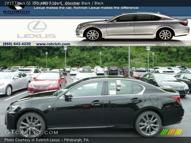 2013 Lexus GS 350 AWD F Sport in Obsidian Black