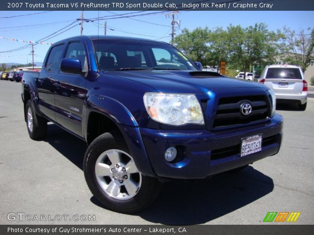 2007 Toyota Tacoma V6 PreRunner TRD Sport Double Cab in Indigo Ink Pearl