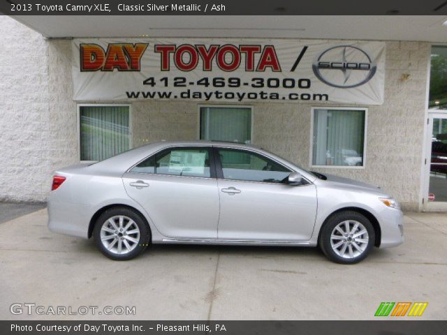 2013 Toyota Camry XLE in Classic Silver Metallic