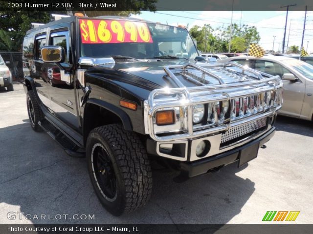 2003 Hummer H2 SUV in Black