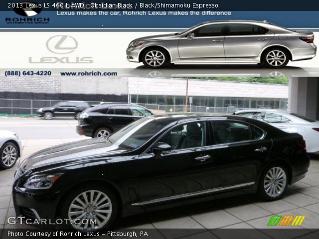 2013 Lexus LS 460 L AWD in Obsidian Black