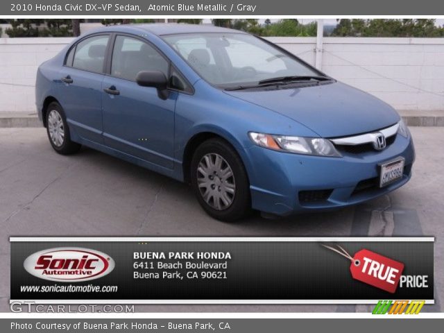 2010 Honda Civic DX-VP Sedan in Atomic Blue Metallic