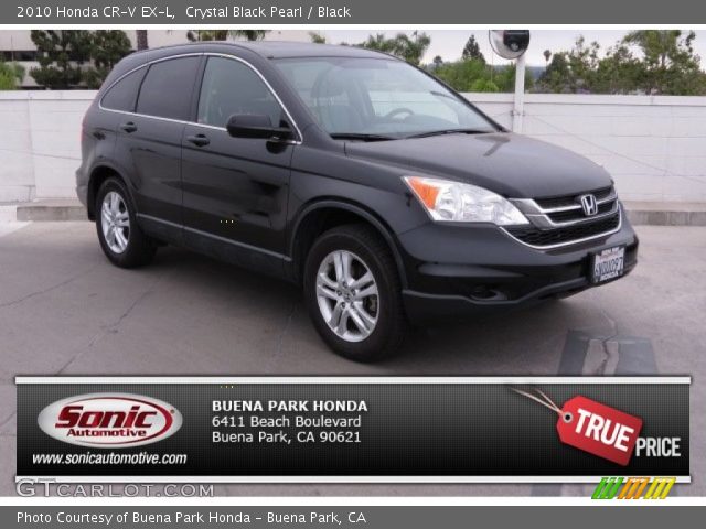 2010 Honda CR-V EX-L in Crystal Black Pearl