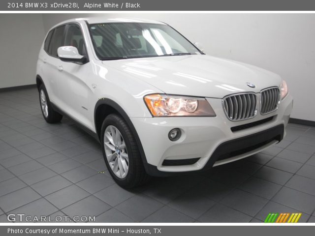 2014 BMW X3 xDrive28i in Alpine White