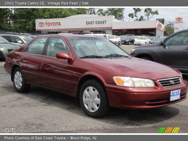 2001 Toyota Camry CE in Vintage Red Pearl