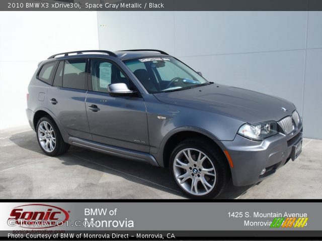 2010 BMW X3 xDrive30i in Space Gray Metallic