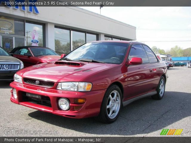 2000 Subaru Impreza 2.5 RS Coupe in Sedona Red Pearl