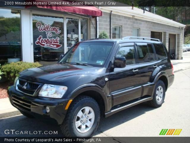 2003 Mitsubishi Montero Limited 4x4 in Solano Black Pearl
