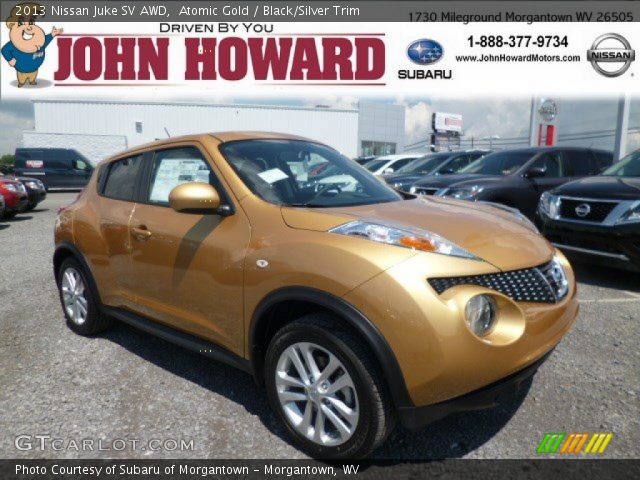 2013 Nissan Juke SV AWD in Atomic Gold