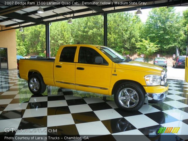 2007 Dodge Ram 1500 Laramie Quad Cab in Detonator Yellow