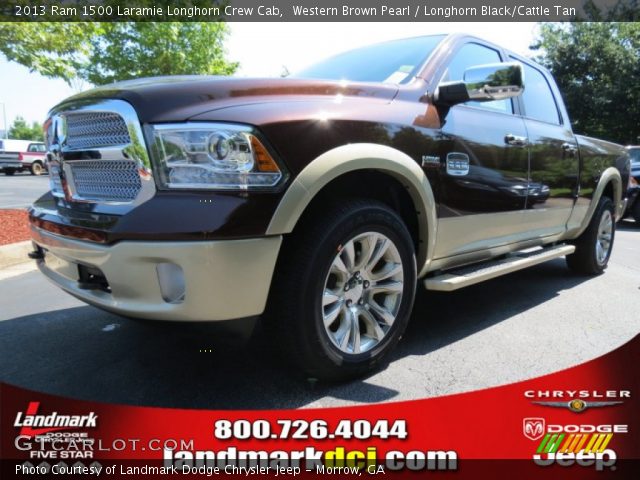 2013 Ram 1500 Laramie Longhorn Crew Cab in Western Brown Pearl