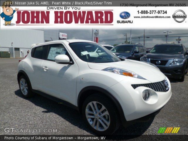 2013 Nissan Juke SL AWD in Pearl White