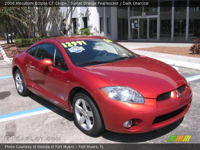 2006 Mitsubishi Eclipse GT Coupe in Sunset Orange Pearlescent