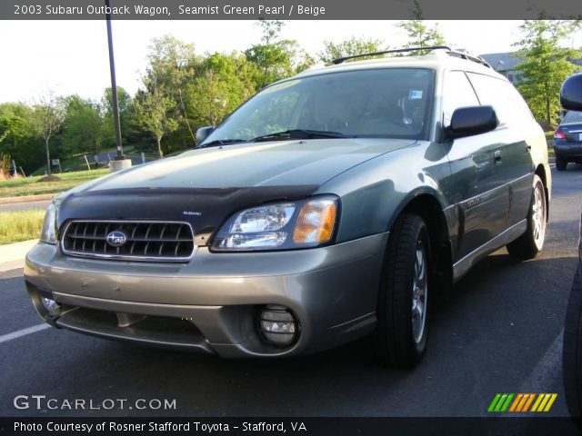 2003 Subaru Outback Wagon in Seamist Green Pearl