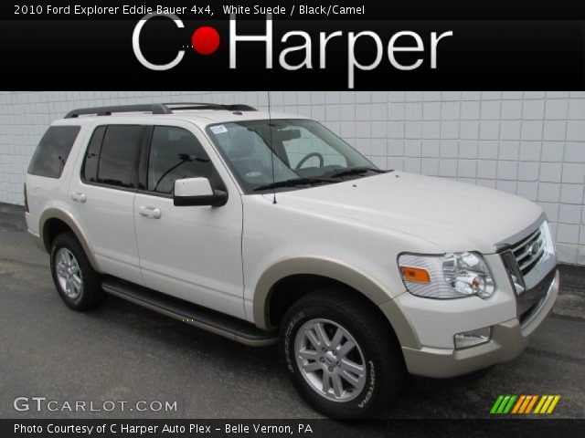 2010 Ford Explorer Eddie Bauer 4x4 in White Suede