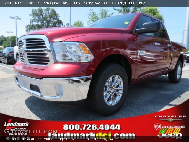 2013 Ram 1500 Big Horn Quad Cab in Deep Cherry Red Pearl
