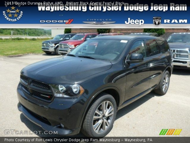 2013 Dodge Durango Rallye AWD in Brilliant Black Crystal Pearl