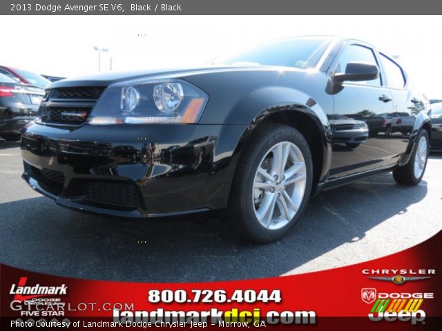 2013 Dodge Avenger SE V6 in Black