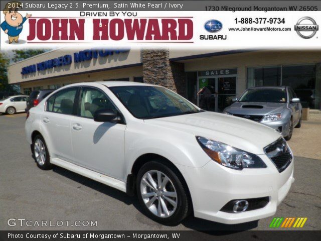2014 Subaru Legacy 2.5i Premium in Satin White Pearl