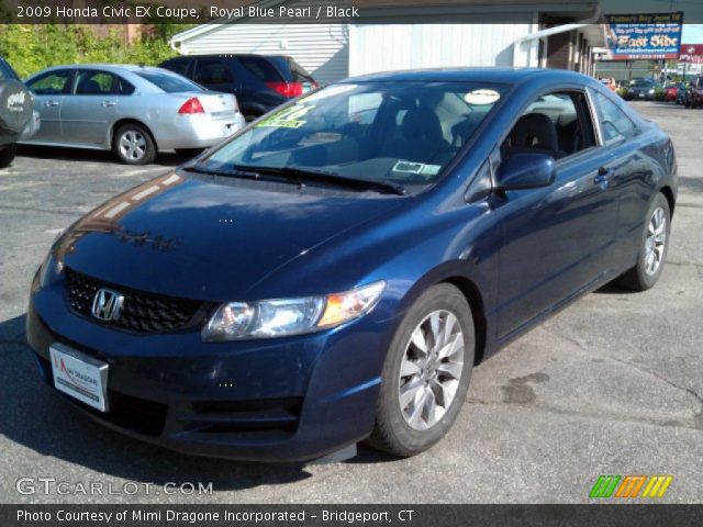 2009 Honda Civic EX Coupe in Royal Blue Pearl