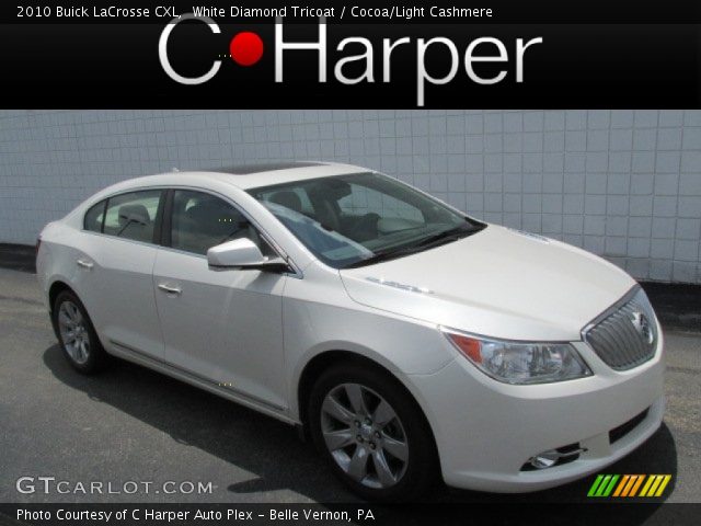 2010 Buick LaCrosse CXL in White Diamond Tricoat