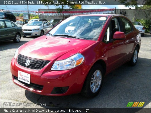 2012 Suzuki SX4 Sedan LE Popular Package in Crimson Red Metallic