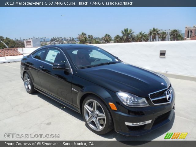 2013 Mercedes-Benz C 63 AMG Coupe in Black