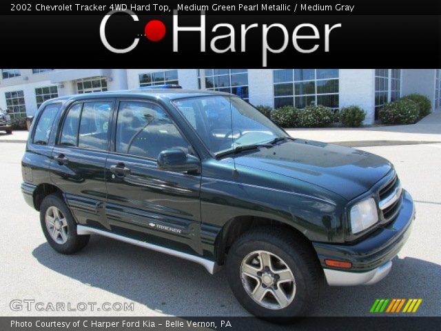 2002 Chevrolet Tracker 4WD Hard Top in Medium Green Pearl Metallic