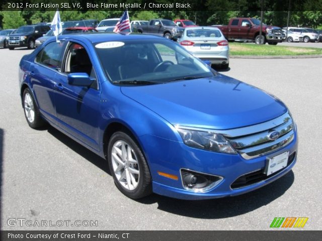 2012 Ford Fusion SEL V6 in Blue Flame Metallic