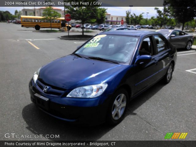 2004 Honda Civic EX Sedan in Eternal Blue Pearl