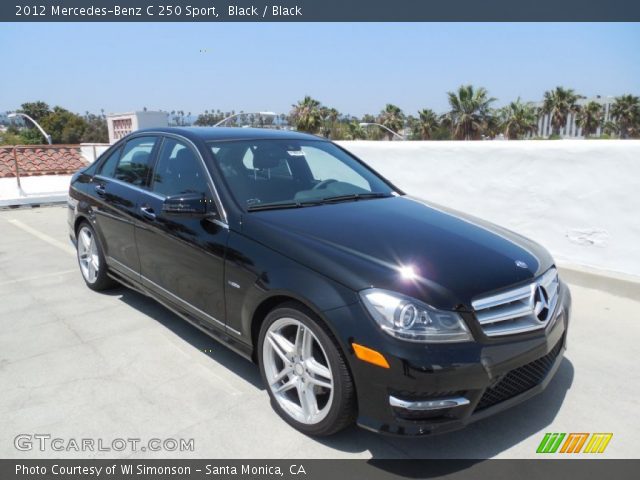 2012 Mercedes-Benz C 250 Sport in Black