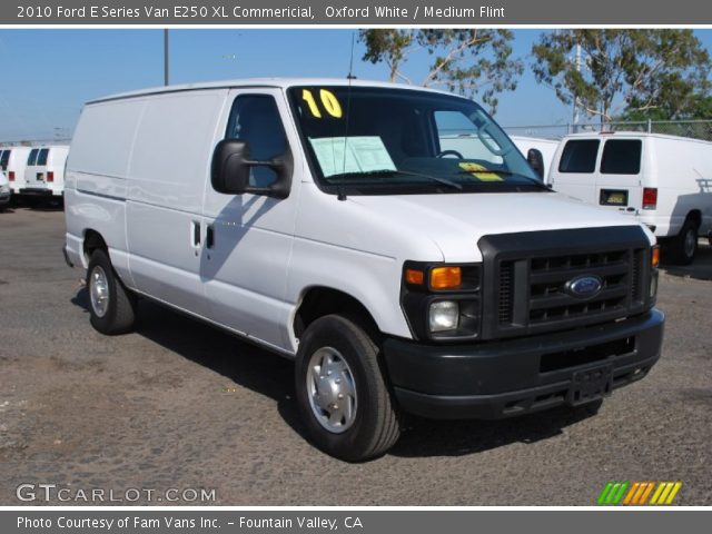 2010 Ford E Series Van E250 XL Commericial in Oxford White
