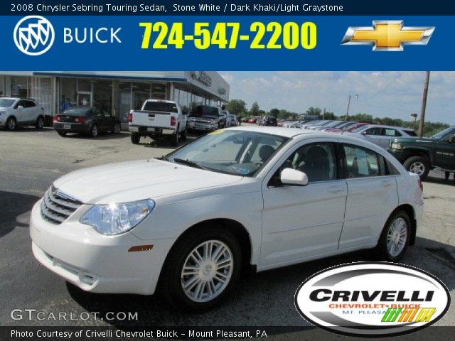 2008 Chrysler Sebring Touring Sedan in Stone White