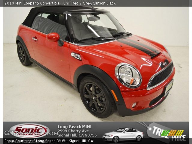 2010 Mini Cooper S Convertible in Chili Red
