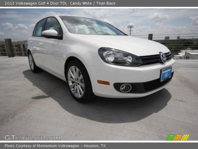 2013 Volkswagen Golf 4 Door TDI in Candy White