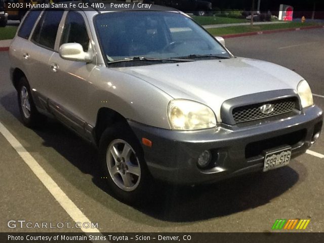 2003 Hyundai Santa Fe GLS 4WD in Pewter