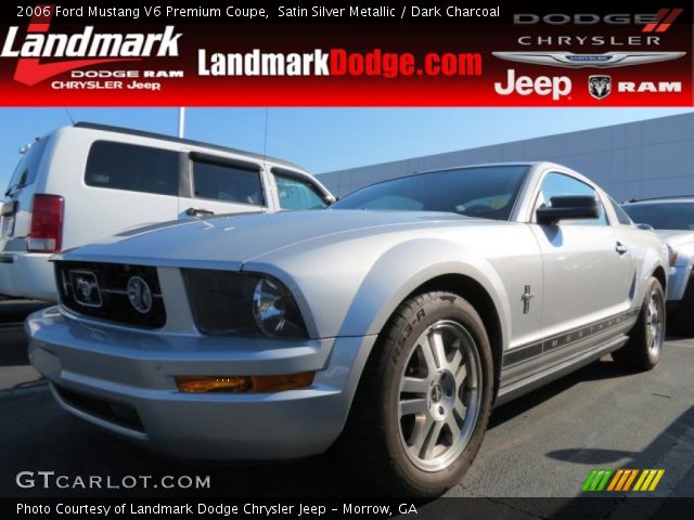 2006 Ford Mustang V6 Premium Coupe in Satin Silver Metallic
